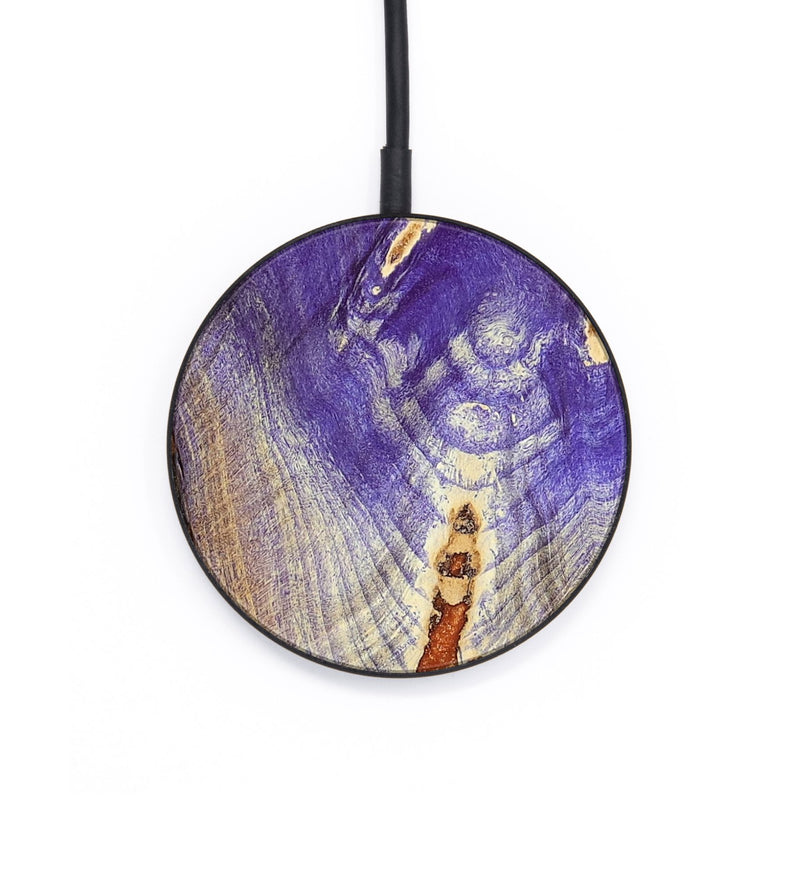 Circle Wood Wireless Charger - Ariah (Black & White, 800732)