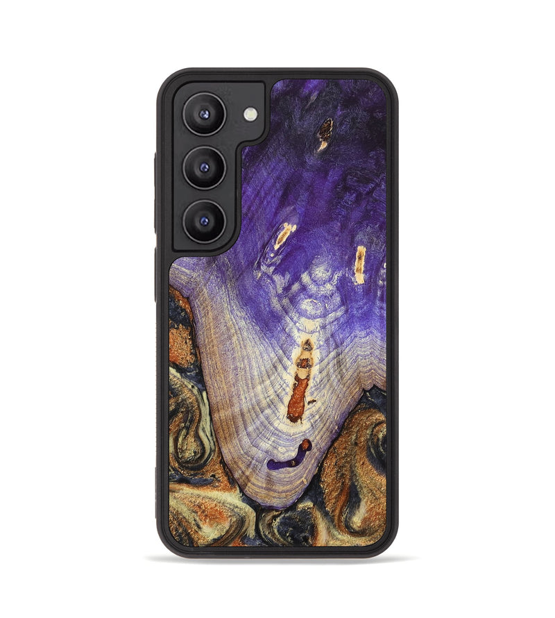 Galaxy S23 Wood Phone Case - Ariah (Black & White, 800732)