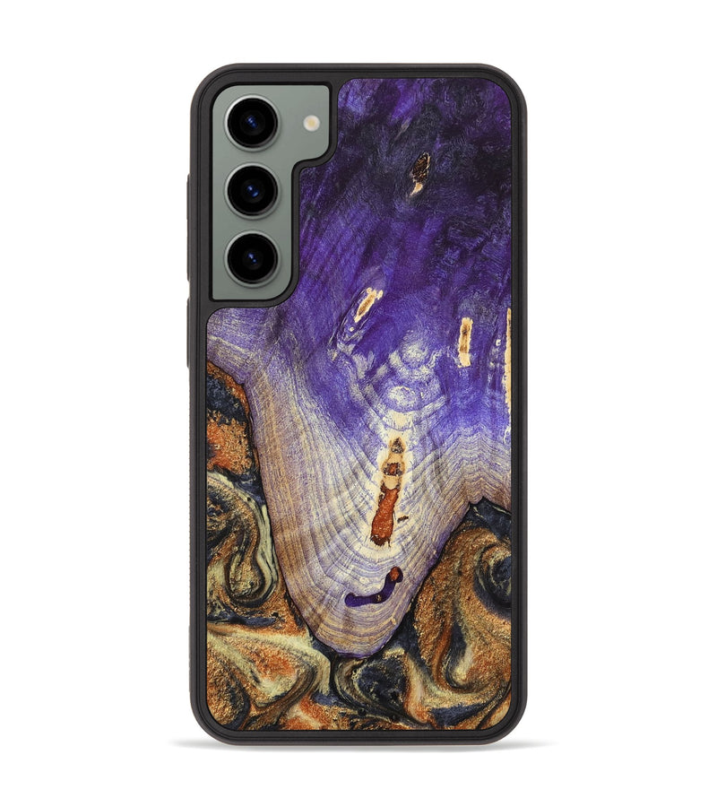 Galaxy S23 Plus Wood Phone Case - Ariah (Black & White, 800732)