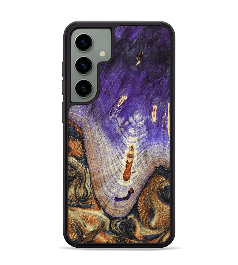 Galaxy S24 Plus Wood Phone Case - Ariah (Black & White, 800732)