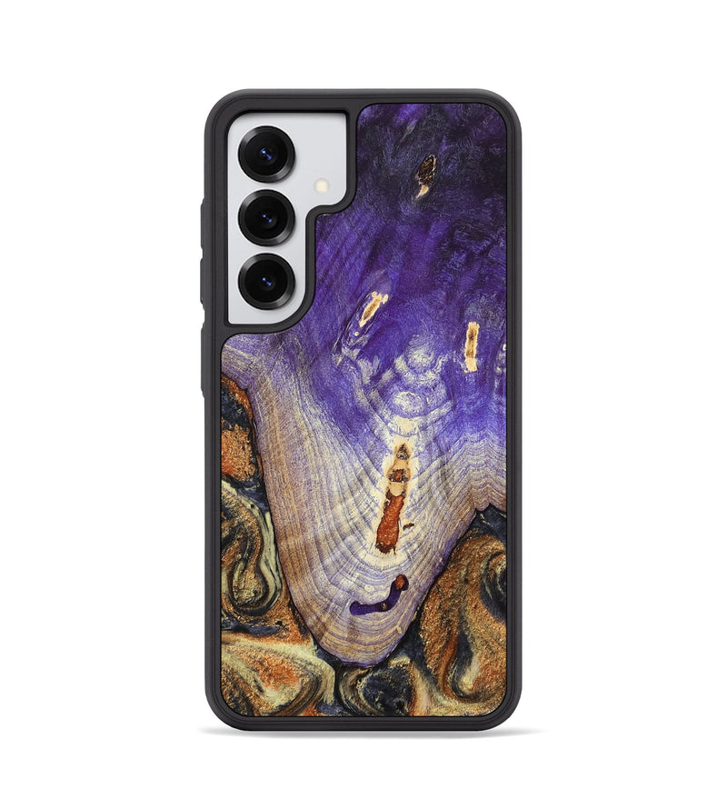 Galaxy S25 Wood Phone Case - Ariah (Black & White, 800732)