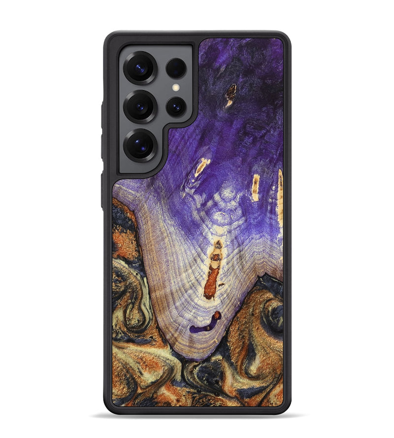 Galaxy S25 Ultra Wood Phone Case - Ariah (Black & White, 800732)