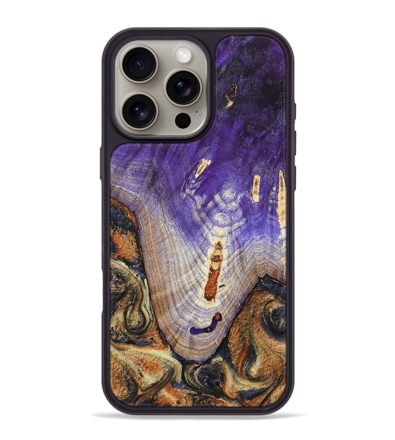 iPhone 16 Pro Max Wood Phone Case - Ariah (Black & White, 800732)