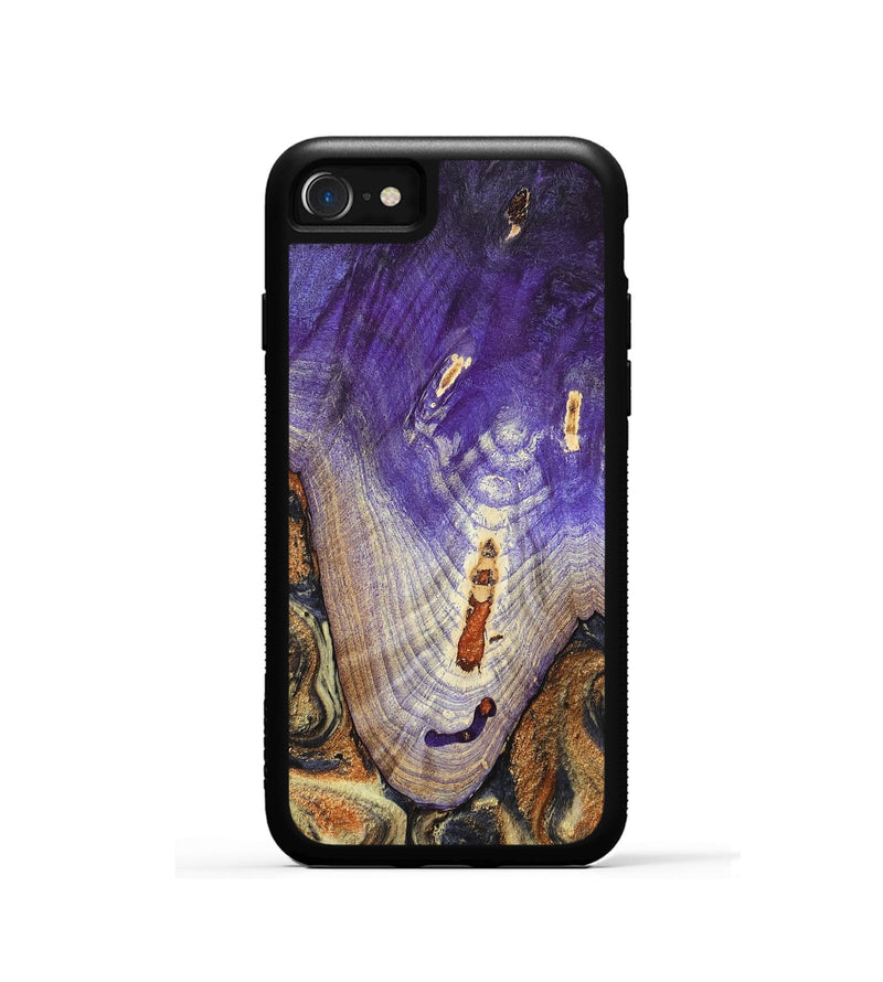 iPhone SE Wood Phone Case - Ariah (Black & White, 800732)