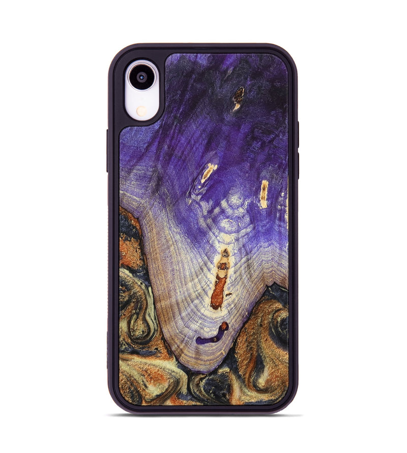 iPhone Xr Wood Phone Case - Ariah (Black & White, 800732)