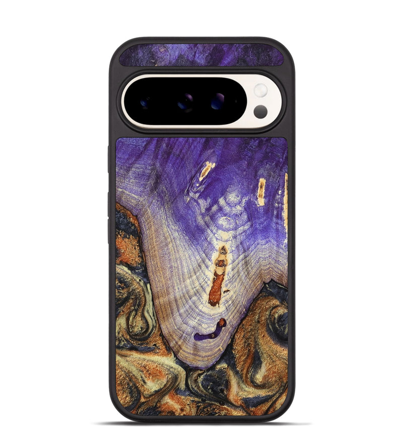 Pixel 9 Wood Phone Case - Ariah (Black & White, 800732)