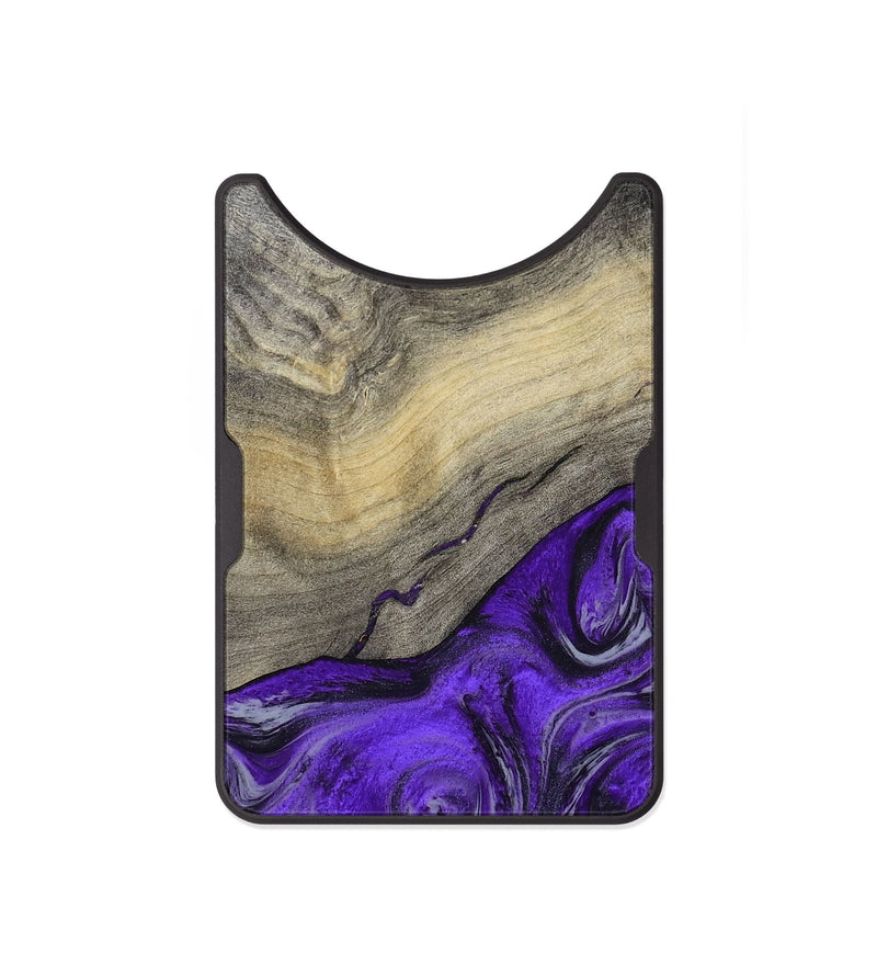 Alloy Wood Wallet - Eryn (Purple, 800738)