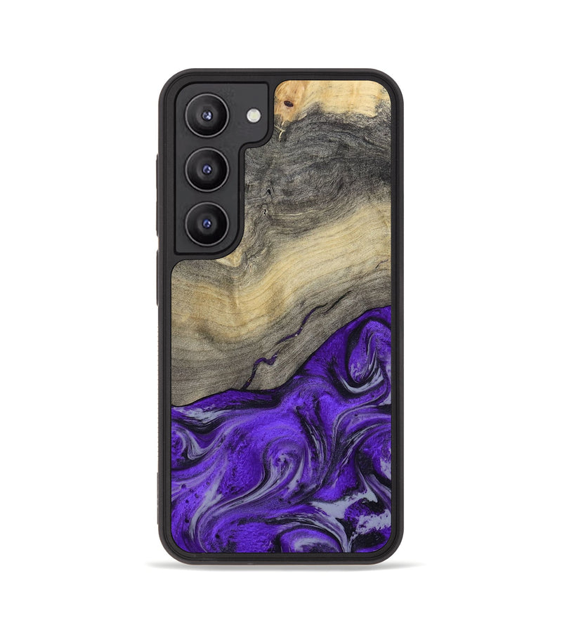 Galaxy S23 Wood Phone Case - Eryn (Purple, 800738)