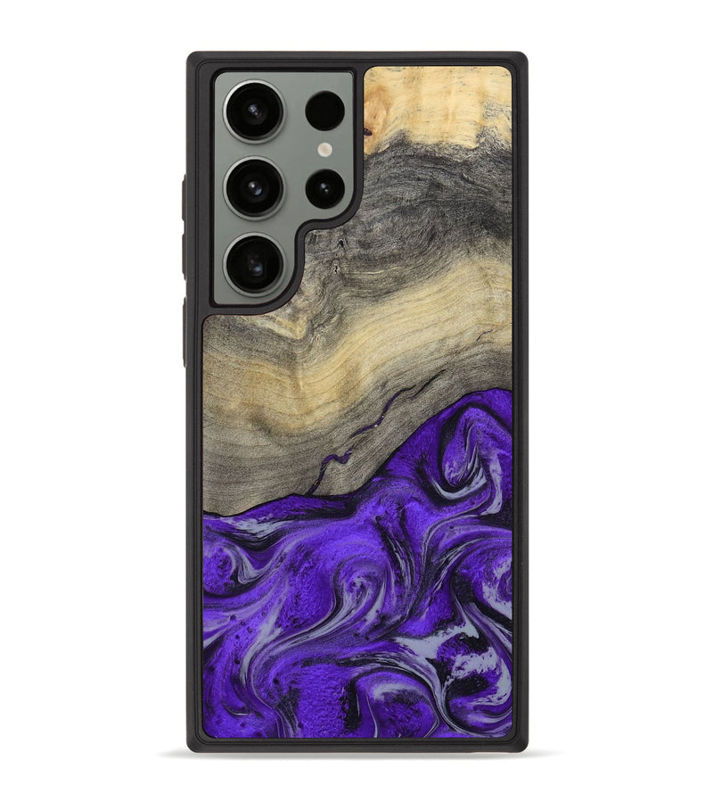 Galaxy S23 Ultra Wood Phone Case - Eryn (Purple, 800738)