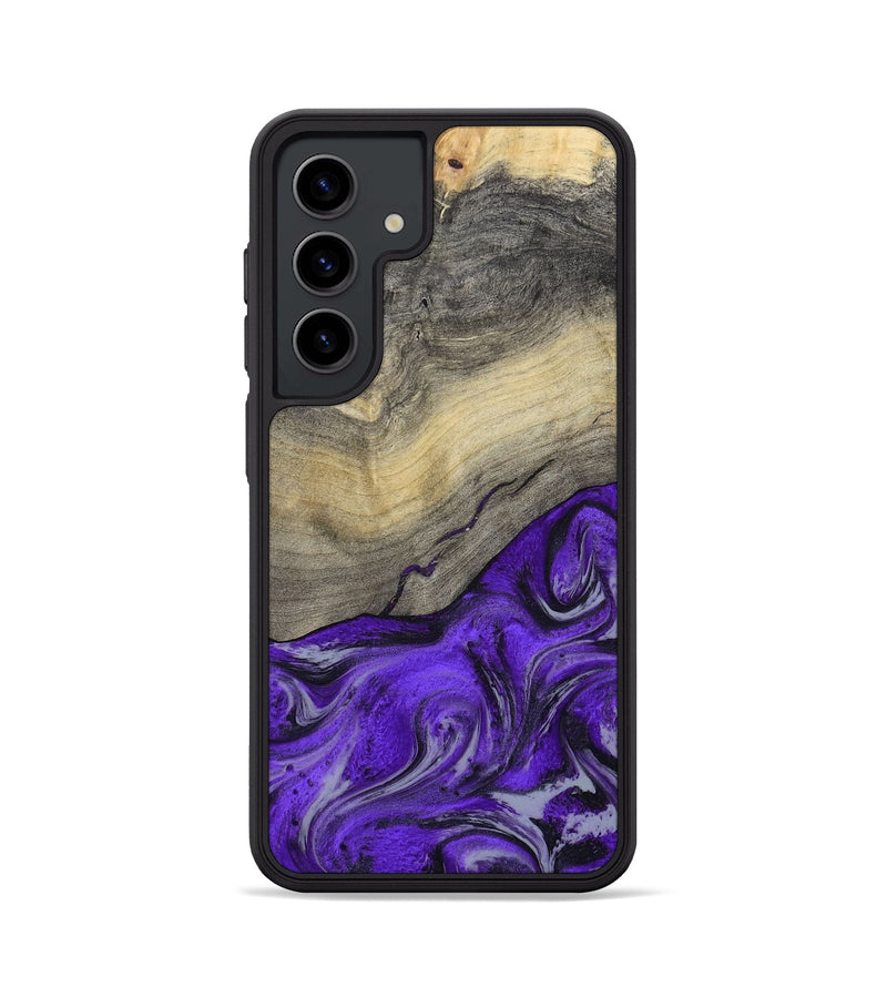 Galaxy S24 Wood Phone Case - Eryn (Purple, 800738)