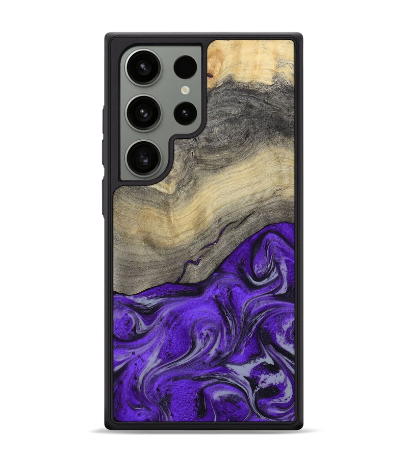 Galaxy S24 Ultra Wood Phone Case - Eryn (Purple, 800738)