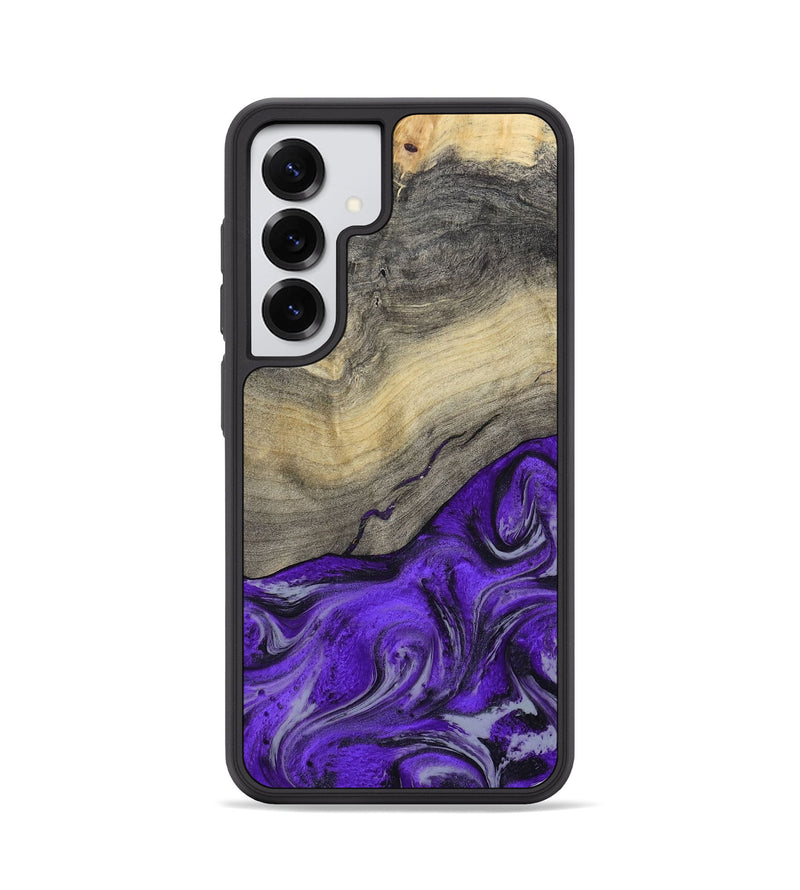 Galaxy S25 Wood Phone Case - Eryn (Purple, 800738)