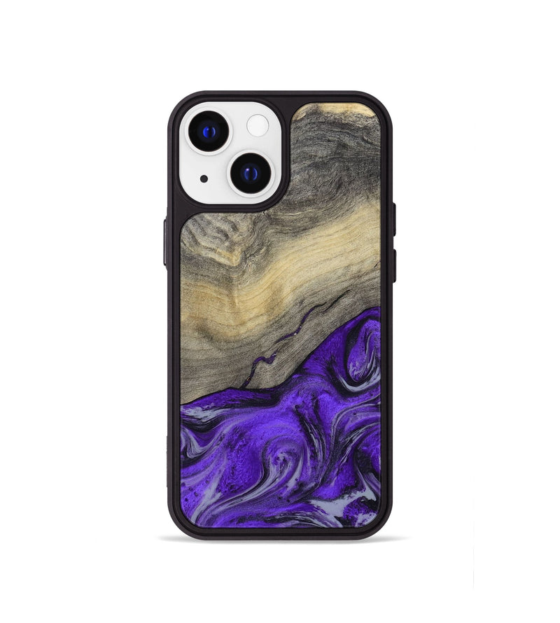 iPhone 13 mini Wood Phone Case - Eryn (Purple, 800738)