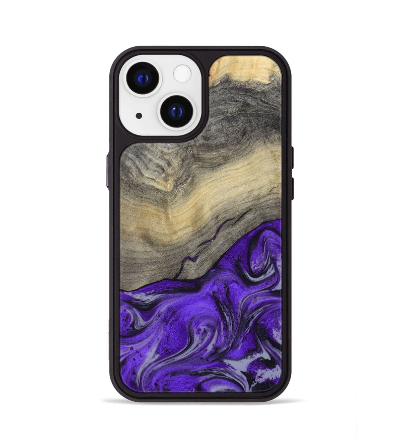iPhone 13 Wood Phone Case - Eryn (Purple, 800738)