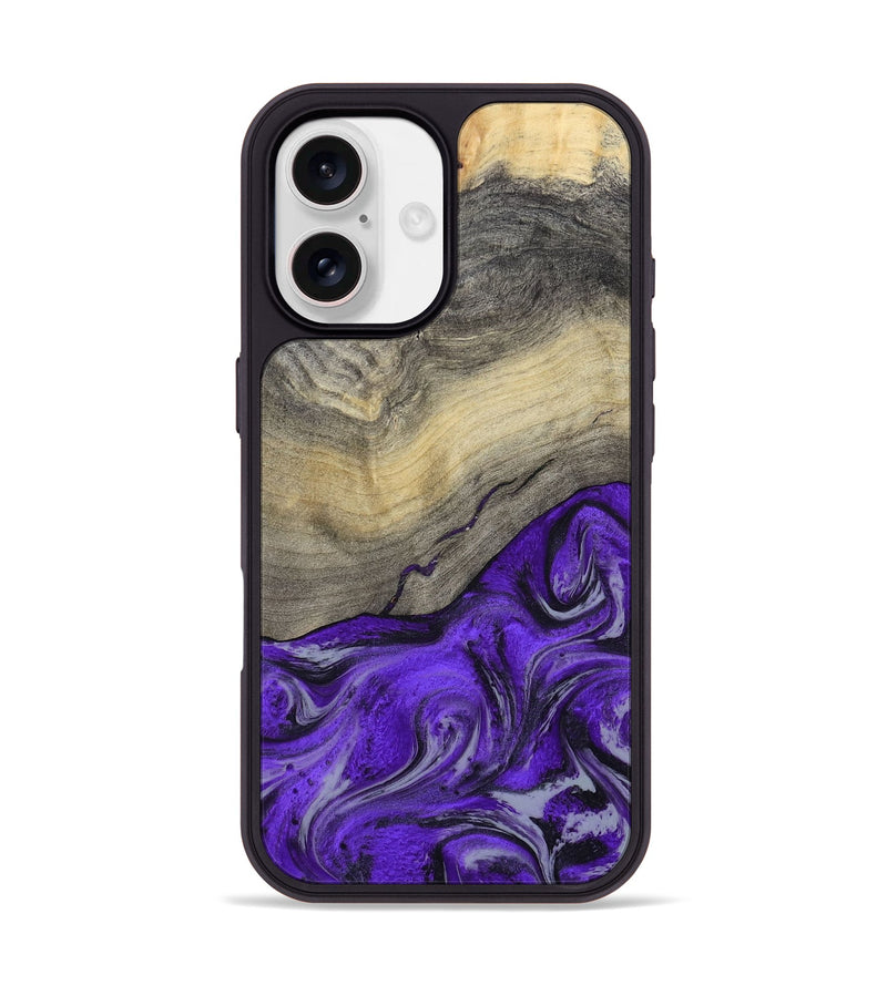 iPhone 17 Wood Phone Case - Eryn (Purple, 800738)