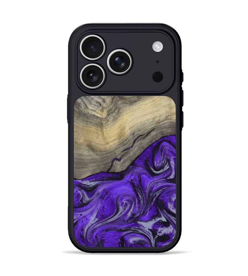 iPhone 17 Pro Wood Phone Case - Eryn (Purple, 800738)