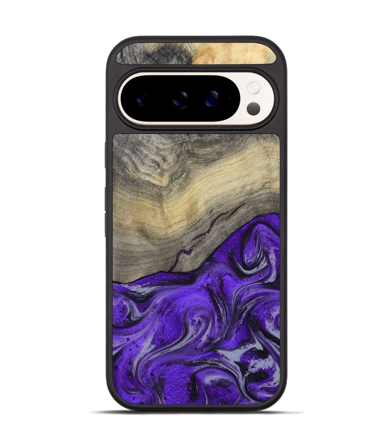 Pixel 9 Pro Wood Phone Case - Eryn (Purple, 800738)