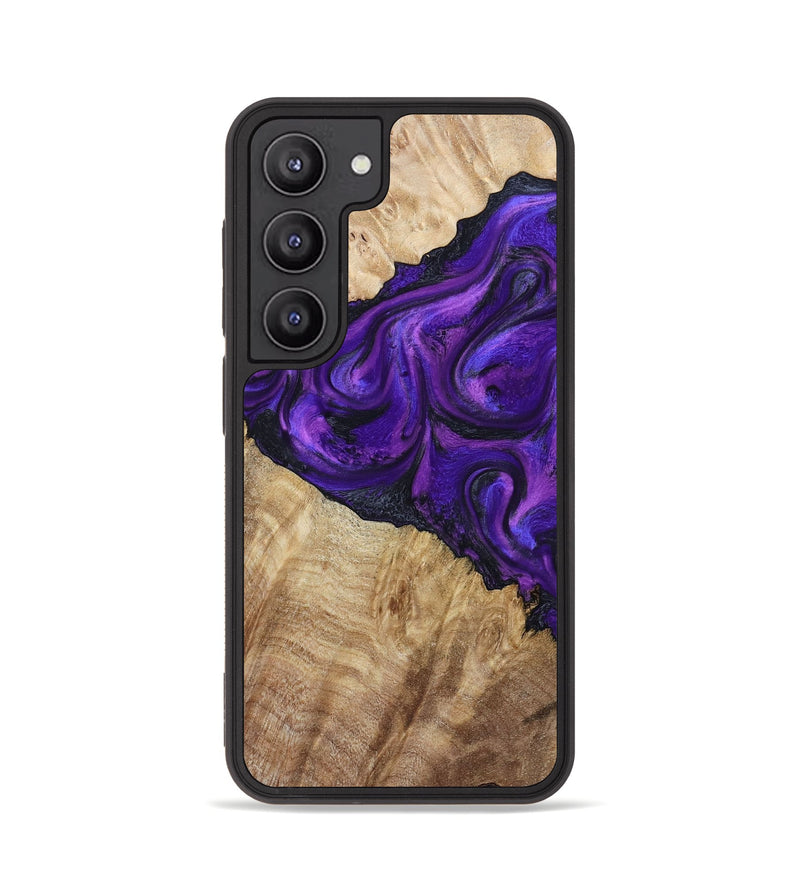 Galaxy S23 Wood Phone Case - Price (Purple, 800739)
