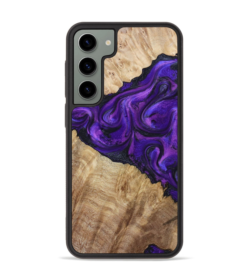 Galaxy S23 Plus Wood Phone Case - Price (Purple, 800739)