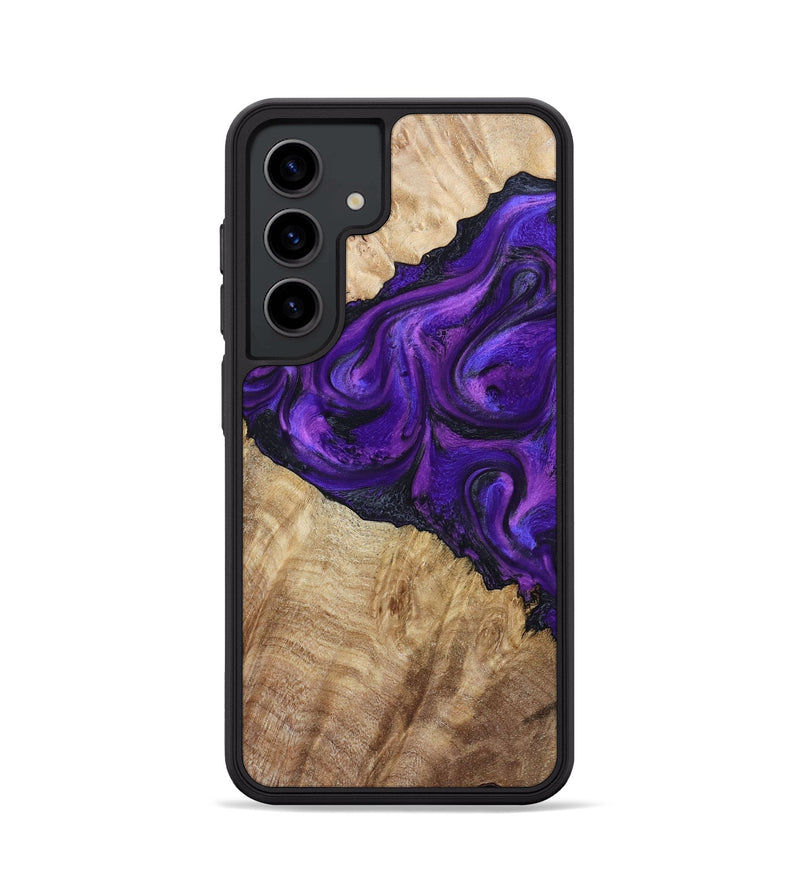 Galaxy S24 Wood Phone Case - Price (Purple, 800739)
