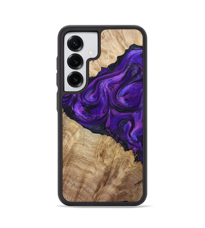 Galaxy S25 Wood Phone Case - Price (Purple, 800739)