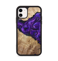 iPhone 11 Wood Phone Case - Price (Purple, 800739)