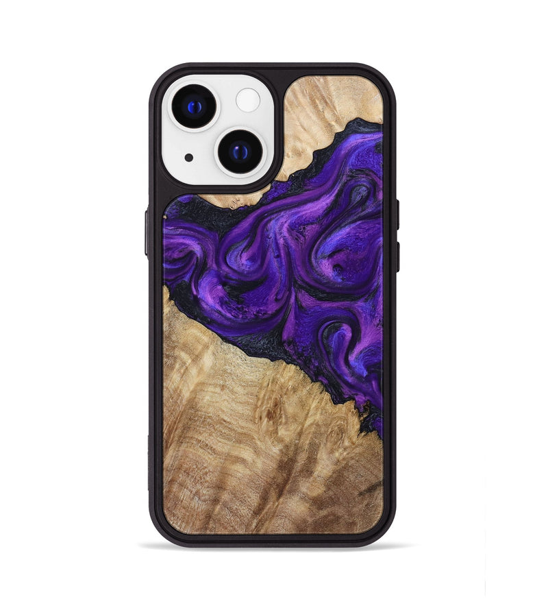 iPhone 13 Wood Phone Case - Price (Purple, 800739)