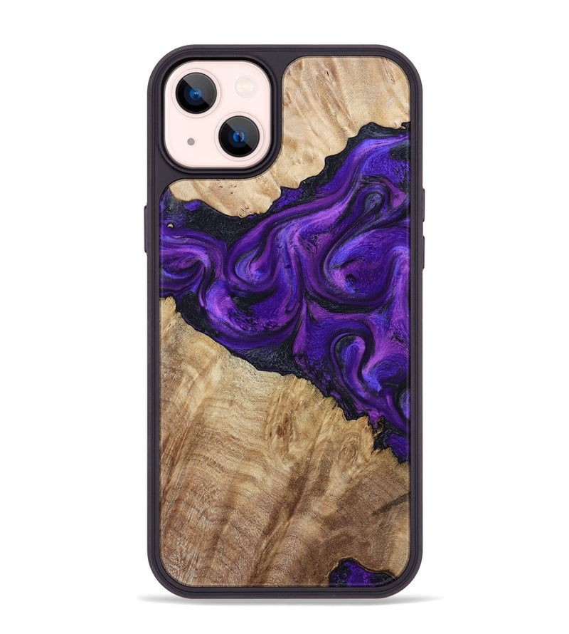 iPhone 14 Plus Wood Phone Case - Price (Purple, 800739)