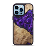 iPhone 14 Pro Max Wood Phone Case - Price (Purple, 800739)