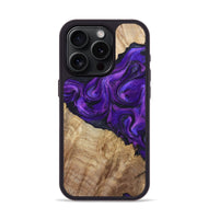 iPhone 15 Pro Wood Phone Case - Price (Purple, 800739)