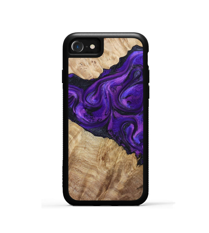 iPhone SE Wood Phone Case - Price (Purple, 800739)