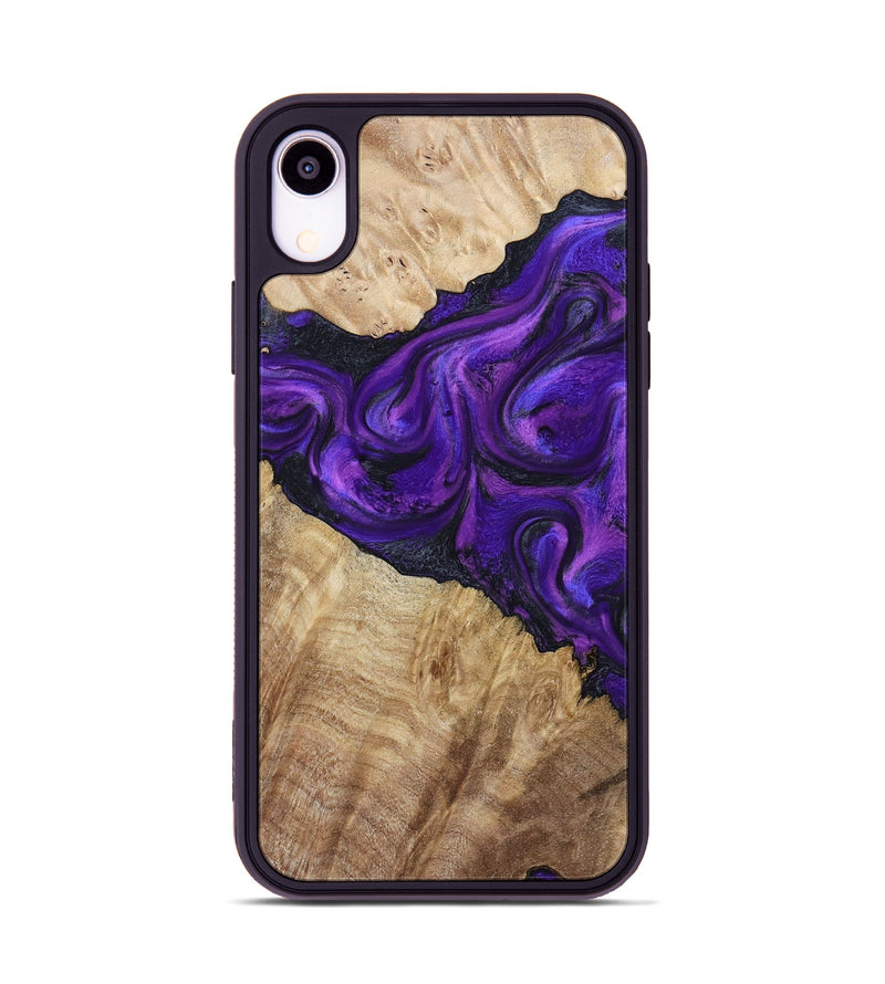iPhone Xr Wood Phone Case - Price (Purple, 800739)