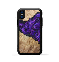 iPhone Xs Wood Phone Case - Price (Purple, 800739)