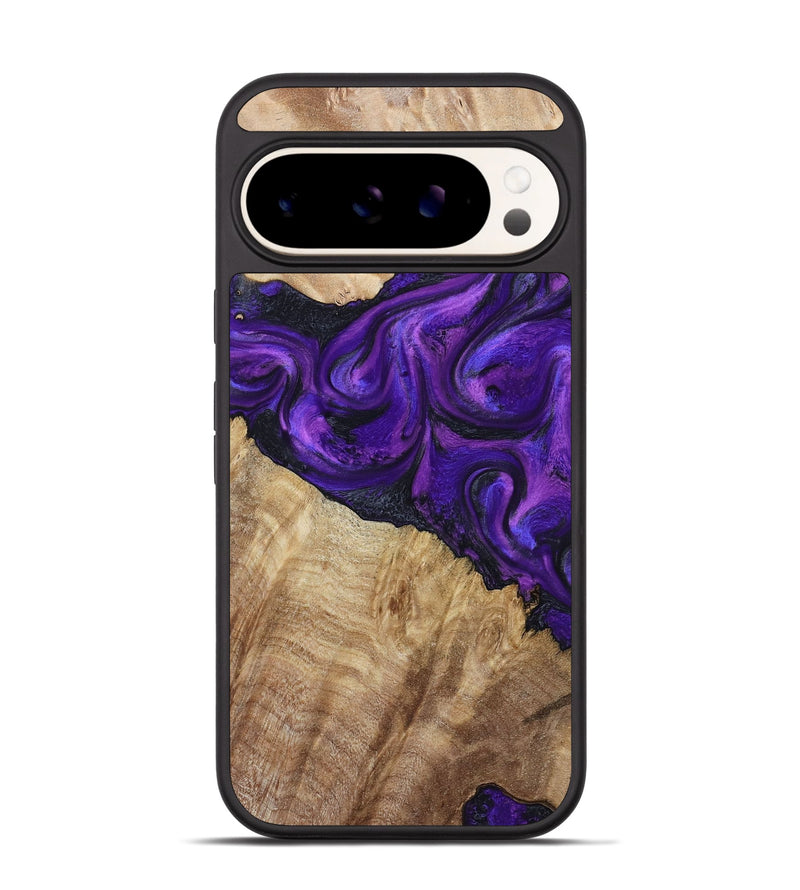 Pixel 9 Pro Wood Phone Case - Price (Purple, 800739)