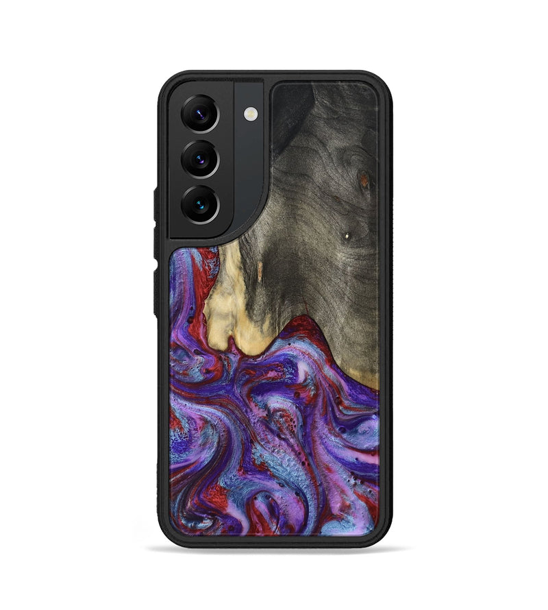Galaxy S22 Wood Phone Case - Lyric (Purple, 800740)