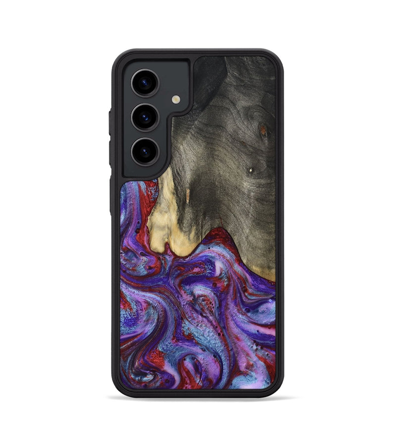 Galaxy S24 Wood Phone Case - Lyric (Purple, 800740)
