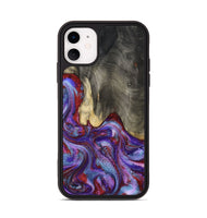 iPhone 11 Wood Phone Case - Lyric (Purple, 800740)