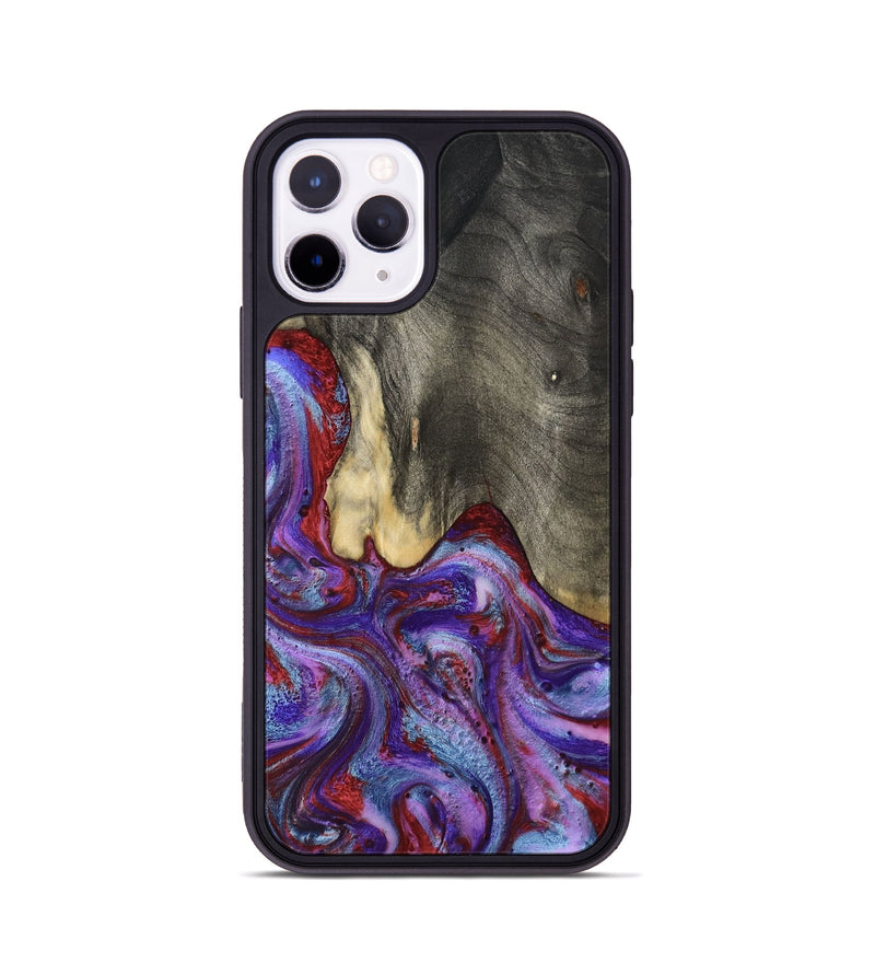 iPhone 11 Pro Wood Phone Case - Lyric (Purple, 800740)