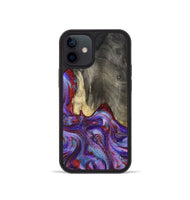 iPhone 12 mini Wood Phone Case - Lyric (Purple, 800740)