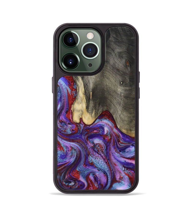 iPhone 13 Pro Wood Phone Case - Lyric (Purple, 800740)