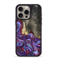 iPhone 15 Pro Max Wood Phone Case - Lyric (Purple, 800740)