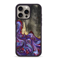 iPhone 16 Pro Max Wood Phone Case - Lyric (Purple, 800740)