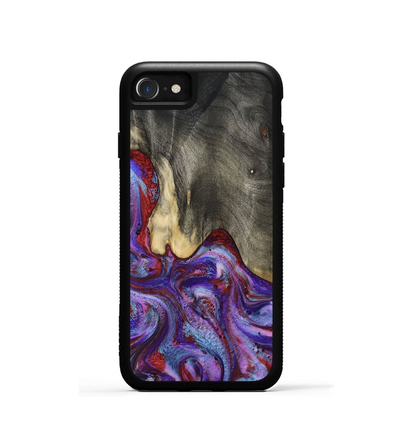iPhone SE Wood Phone Case - Lyric (Purple, 800740)