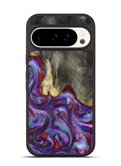 Pixel 9 Wood Phone Case - Lyric (Purple, 800740)