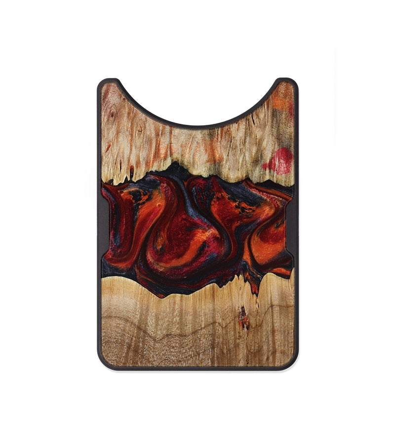 Alloy Wood Wallet - Maranda (Red, 800742)