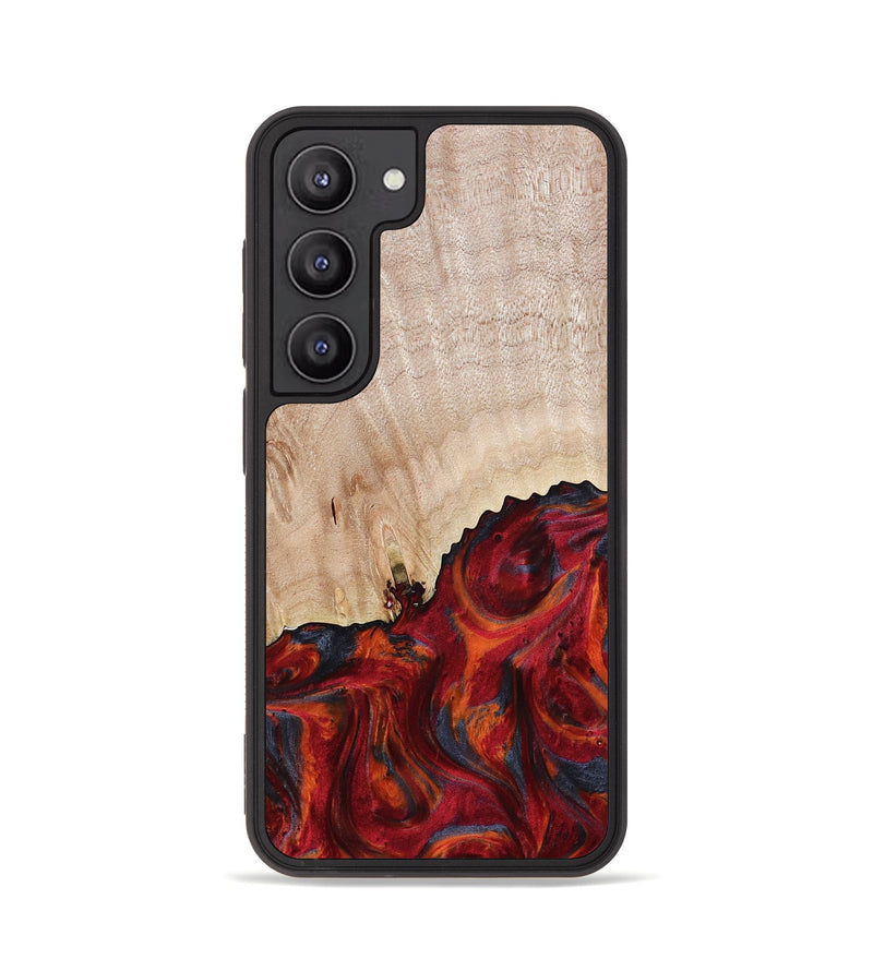 Galaxy S23 Wood Phone Case - Mercy (Red, 800745)