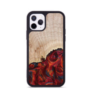 iPhone 11 Pro Wood Phone Case - Mercy (Red, 800745)