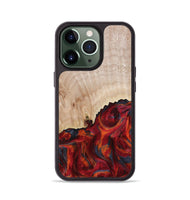 iPhone 13 Pro Wood Phone Case - Mercy (Red, 800745)