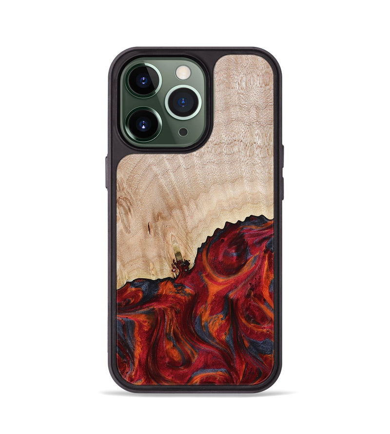 iPhone 13 Pro Wood Phone Case - Mercy (Red, 800745)