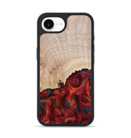 iPhone 16e Wood Phone Case - Mercy (Red, 800745)
